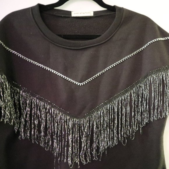 Sparkly Fringe Sweater - Picture 3 of 5